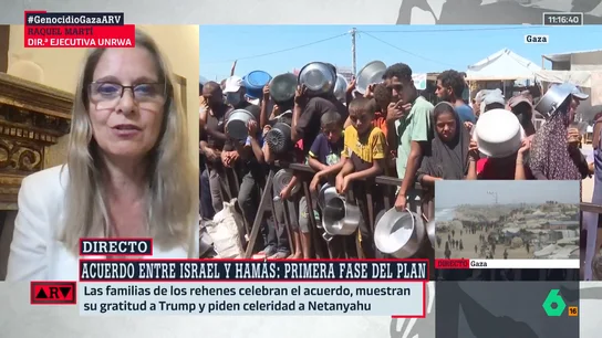 Raquel Martí, directora ejecutiva de UNRWA: "Estamos listos para entrar con camiones con ayuda humanitaria en tan solo tres horas" Raquel Martí, directora ejecutiva de UNRWA: "Estamos listos para entrar con camiones con ayuda humanitaria en tan solo tres horas"