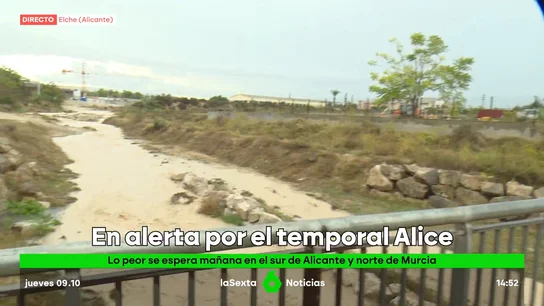 Lanzan una alerta de Protección Civil en Alicante Lanzan una alerta de Protección Civil en Alicante