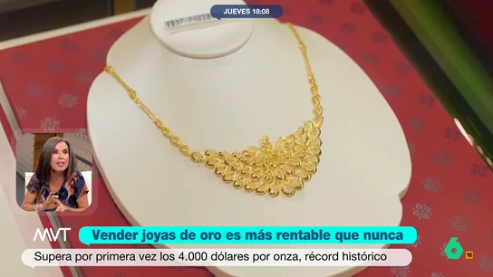 Beatriz de Vicente explica los requisitos necesarios para vender oro en España: "Debes acreditar la procedencia legal" La abogada señala que para vender joyas se deben cumplir una serie de requisitos legales. Además, advierte que si la transacción supera los 1.000 euros se necesita una autorización expresa de la comisión de blanqueo de capitales.