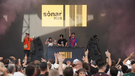 Imagen de archivo del festival Sónar en 2025. Imagen de archivo del festival Sónar en 2025.