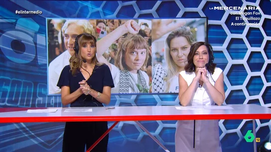 Sandra Sabatés, sobre los insultos machistas a las mujeres de la flotilla: "Dañan más los ojos que Mourinho metiéndote el dedo" Sandra Sabatés y Cristina Gallego analizan en 'Goles son señores' las últimas machistadas bochornosas, desde la eliminación de los puntos violeta en las fiestas del Pilar, a los insultos a las tripulantes de la flotilla Global Sumud.
