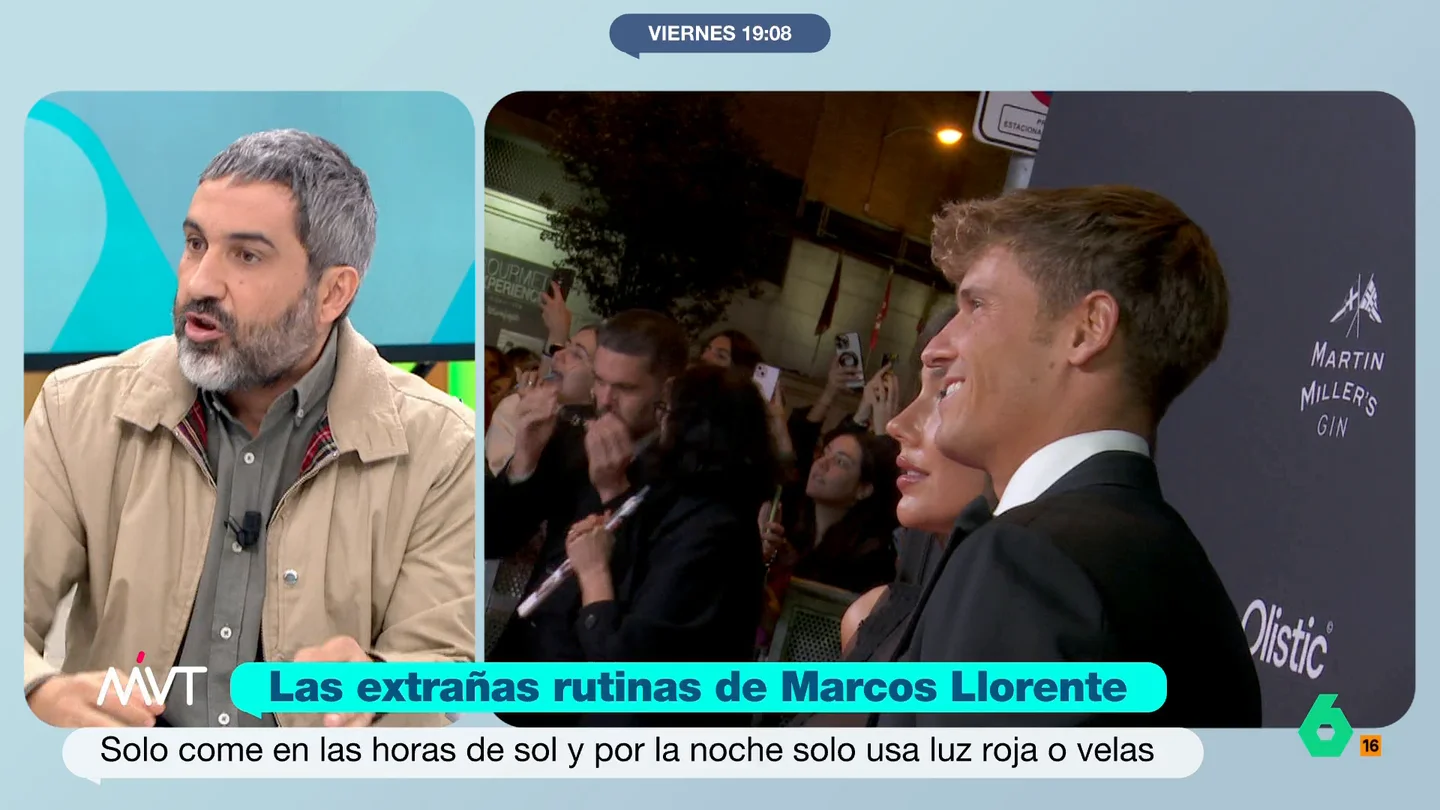 Pedro Águeda, tras las afirmaciones de Marcos Llorente sobre los 'chemtrails': "Se podría estar callado" El jugador ha afirmado que desconoce qué son las estelas que dejan los aviones y que nunca había visto el cielo con 40 estelas. Además, también ha compartido alguno de sus hábitos como, por ejemplo, usar gafas con filtro.