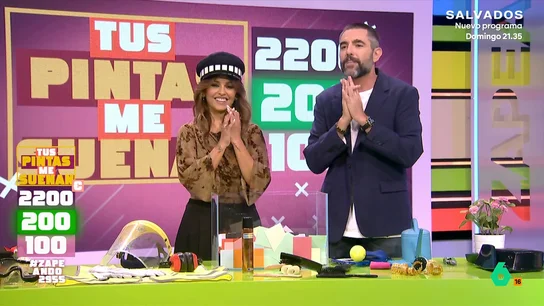 Víctor se lleva el bote de 2.200 euros de 'Tus pintas me suenan': "Os lo dedico a todos vosotros" Este concursante ha conseguido acertar las profesiones de los tres participantes gracias a las pistas que han dado sobre la ropa que llevan en su trabajo. Descubre cuáles son estos looks en el vídeo principal.