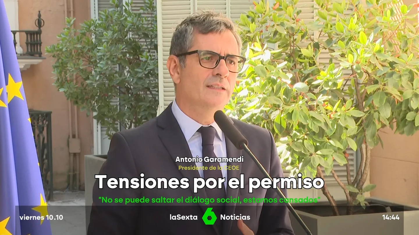 Félix Bolaños valora la medida de Yolanda Díaz de ampliar el permiso por fallecimiento. Félix Bolaños valora la medida de Yolanda Díaz de ampliar el permiso por fallecimiento.