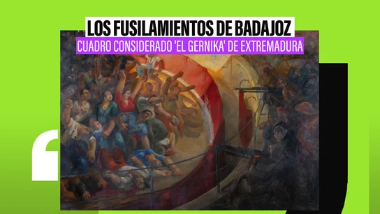 De Barcelona a Badajoz, casi 90 años después: el 'Gernika de Extremadura' vuelve a la ciudad que inspiró su creación De Barcelona a Badajoz, casi 90 años después: el 'Gernika de Extremadura' vuelve a la ciudad que inspiró su creación