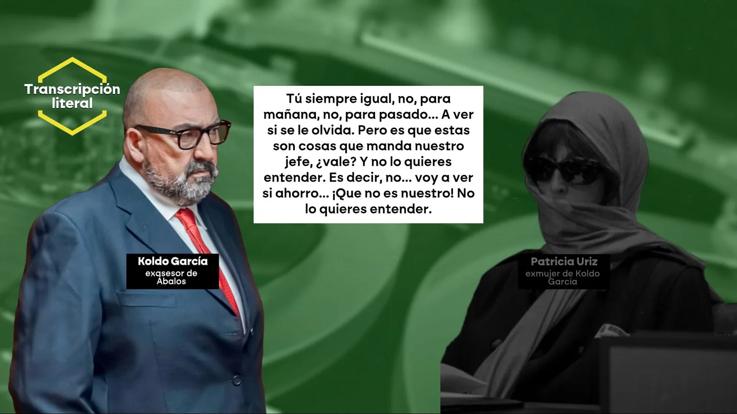 Transcripción de audios entre Koldo y su mujer, Patricia Transcripción de audios entre Koldo y su mujer, Patricia