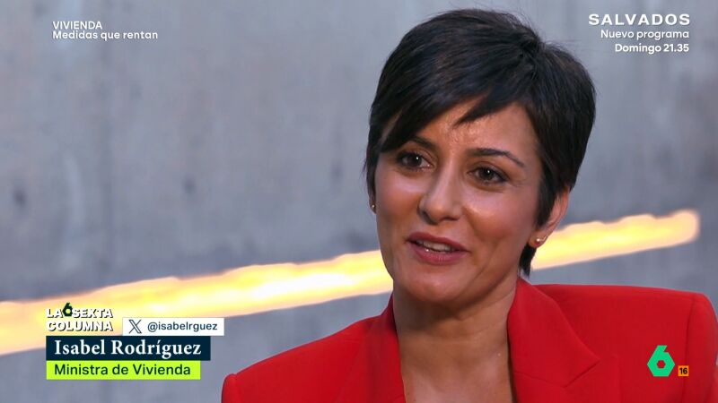 "Hay más riesgo en perder el móvil que de que te okupen la casa": la rotunda reflexión de Isabel Rodríguez sobre la okupación