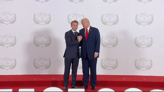 trump macron trump macron