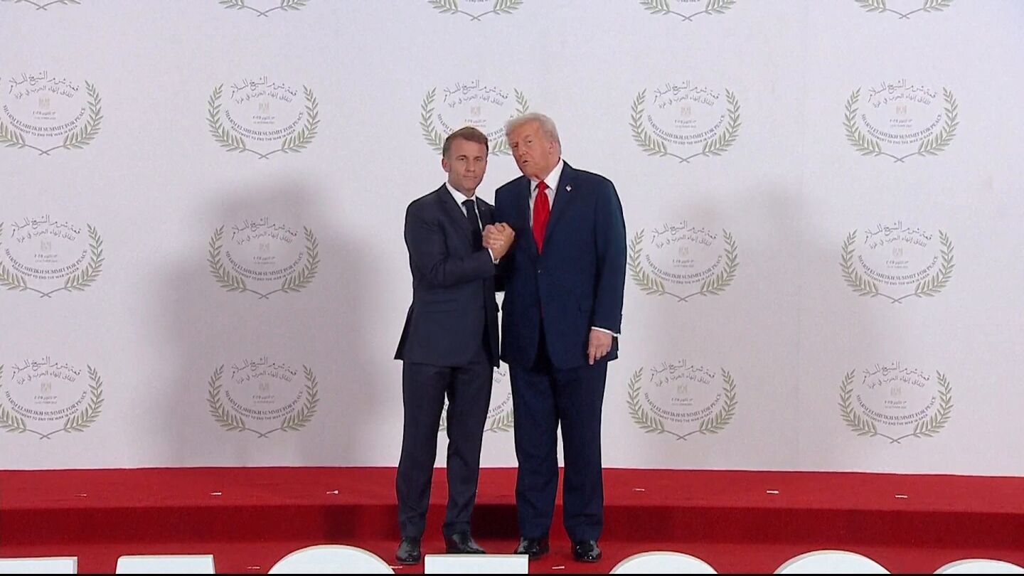 trump macron