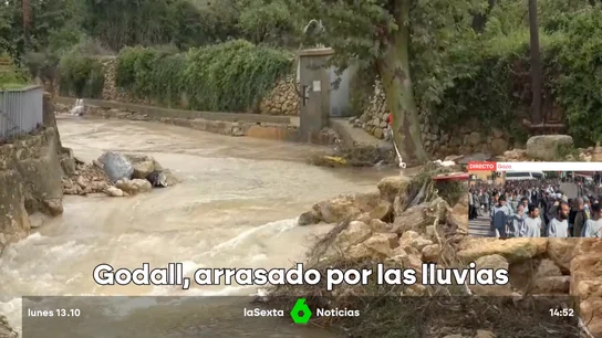 Las lluvias torrenciales dejan graves daños en Godall (Tarragona): vehículos arrasados, calles y viviendas inundadas Las lluvias torrenciales dejan graves daños en Godall (Tarragona): vehículos arrasados, calles y viviendas inundadas