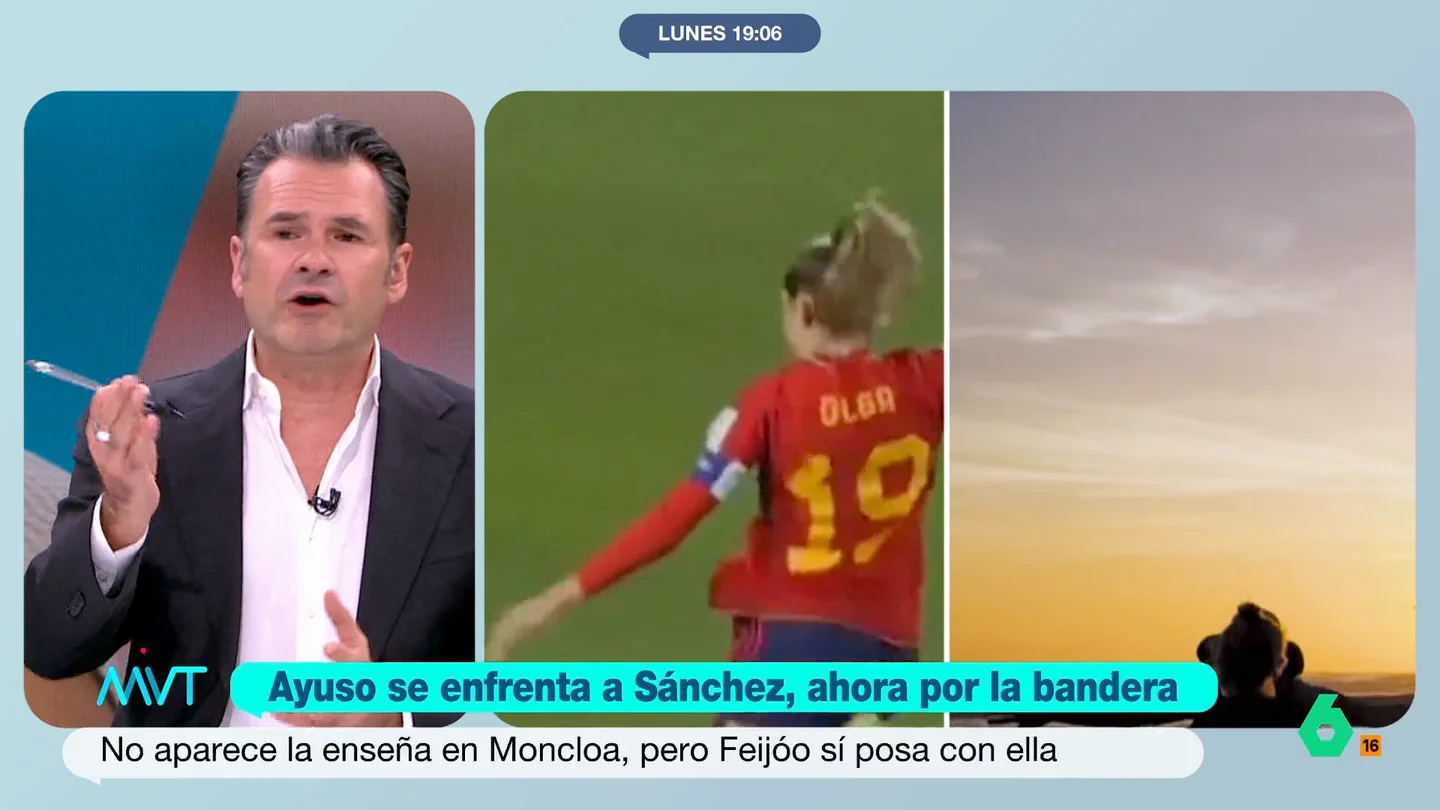 Iñaki López compara los vídeos de Feijóo y Sánchez por el 12 de octubre: "Veo más seres humanos en el de Sánchez" Tanto el presidente del Gobierno como el líder del Partido Popular han felicitado a los españoles por el Día de la Hispanidad con un vídeo que han publicado en redes sociales.