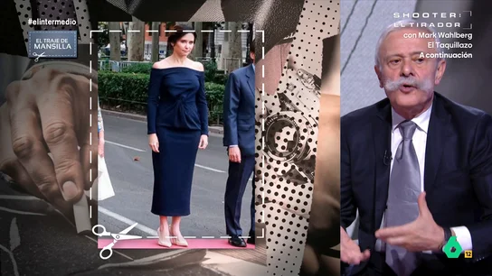 Pedro Mansilla pasa revista al look de Díaz Ayuso: "Debería haberse puesto un chal para atemperar esa estampa carnívora" Pedro Mansilla pasa revista al look de Díaz Ayuso: "Debería haberse puesto un chal para atemperar esa estampa carnívora"