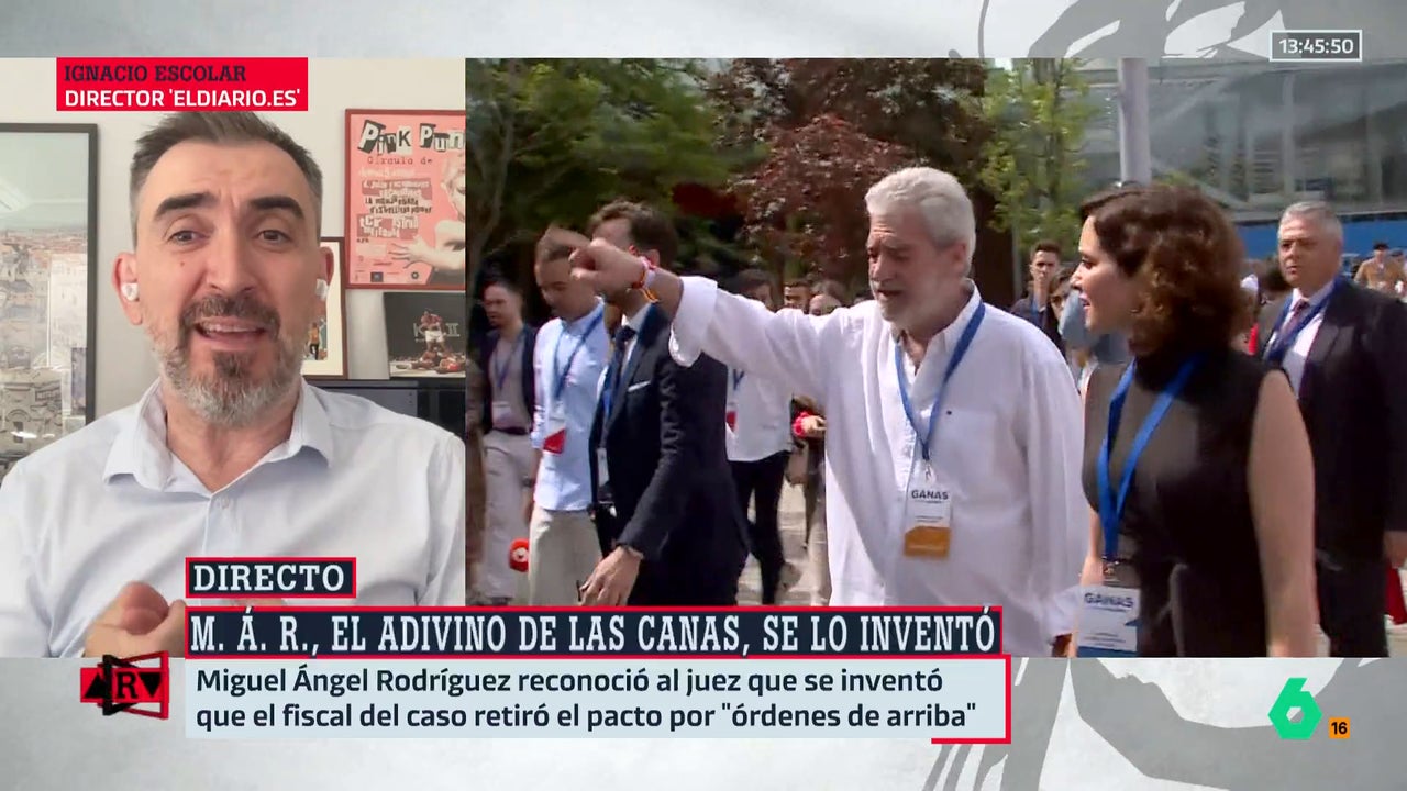 Escolar, tras reconocer M. Á. R. ante el juez que es una "deducción" suya que la Fiscalía filtrase el expediente del novio de Ayuso: "Es bastante alucinante"