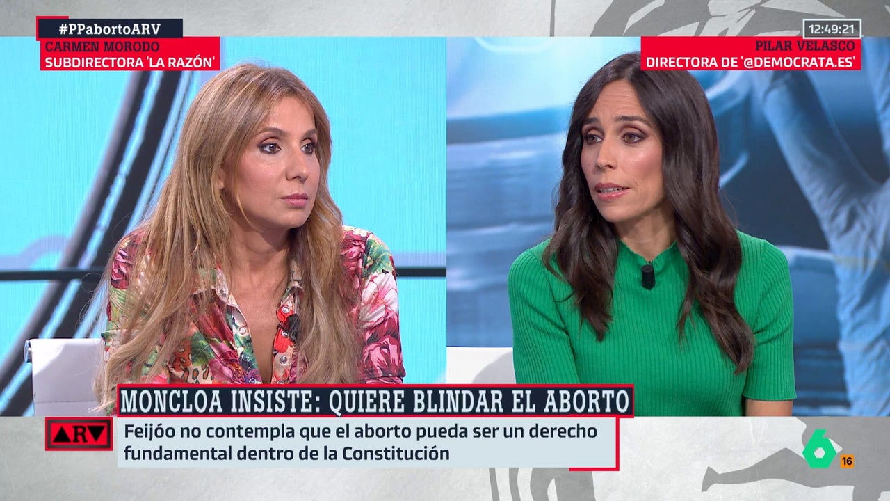 Pilar Velasco, tras decir Feijóo que el aborto es un derecho reconocido por ley: "Es el PP quien lo ha cuestionado: primero Almeida y luego Ayuso"