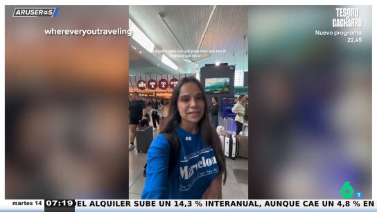 Una espa&ntilde;ola muestra el "tinglado" que tienen montado en el aeropuerto de Kuala Lumpur: "Parece que vamos al matadero"