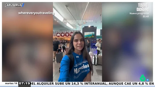 Una española muestra el "tinglado" que tienen montado en el aeropuerto de Kuala Lumpur: "Parece que vamos al matadero" Una española muestra el "tinglado" que tienen montado en el aeropuerto de Kuala Lumpur: "Parece que vamos al matadero"
