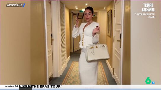 Alfonso Ar&uacute;s, del v&iacute;deo de Georgina Rodr&iacute;guez con sus looks en Par&iacute;s: "&iquest;Crees que puede llevar un bolso falso?"