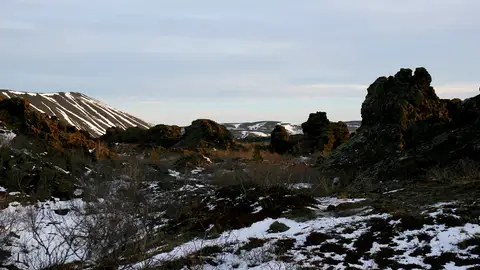Dimmuborgir, en Islandia Dimmuborgir, en Islandia