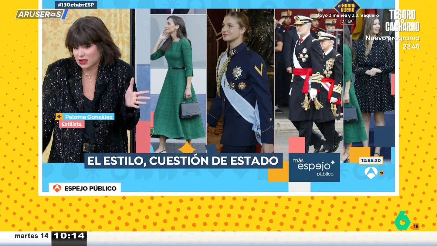 La estilista Paloma González carga contra "quien esté vistiendo" a la infanta Sofía: "La están desgraciando, la visten como a una maruja" La estilista Paloma González carga contra "quien esté vistiendo" a la infanta Sofía: "La están desgraciando, la visten como a una maruja"