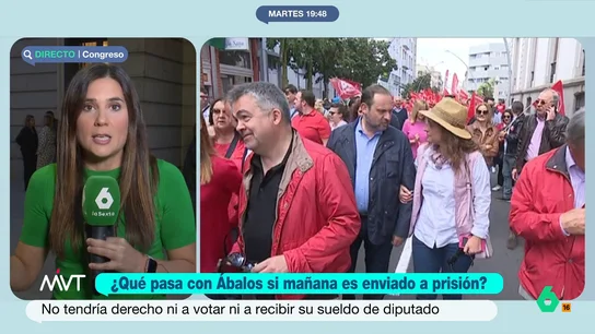 María Llapart explica qué pasaría con la mayoría del Congreso si Ábalos entra en prisión: "No hay antecedentes de algo así" María Llapart analiza en este vídeo el "debate profundo" en el Congreso de los Diputados ante la posibilidad de que mañana José Luis Ábalos sea enviado a prisión y su incidencia en la mayoría de la Cámara.