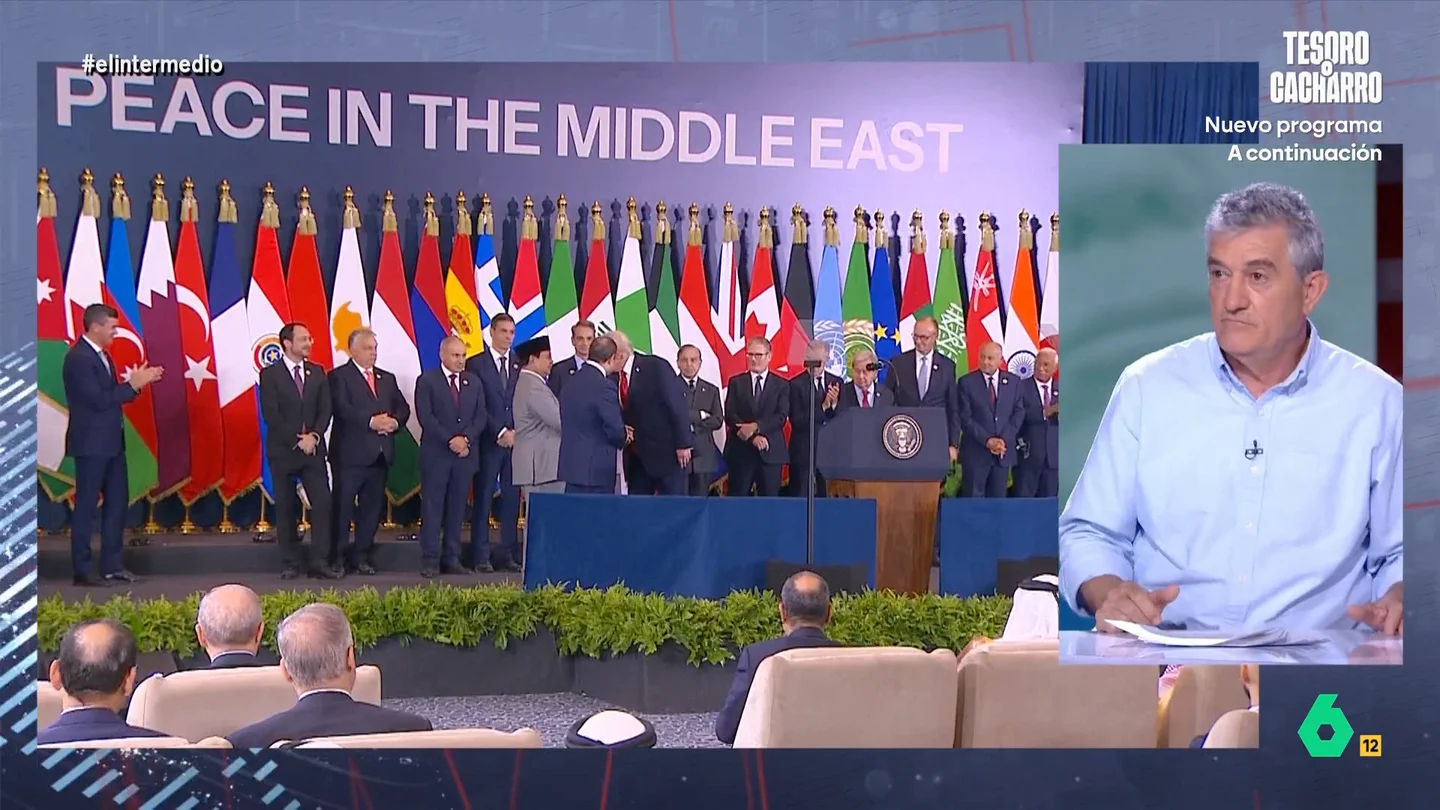 Guillermo Fesser señala que Trump "no nombró ni una vez la palabra Palestina" en su 'cumbre de paz' en Egipto El corresponsal indica que, tras la firma de ese plan de paz, el presidente estadounidense abandono Egipto "sin dejar equipos trabajando sobre el terreno". "Estamos pensando que lo que a él le interesa es el negocio", afirma Fesser.