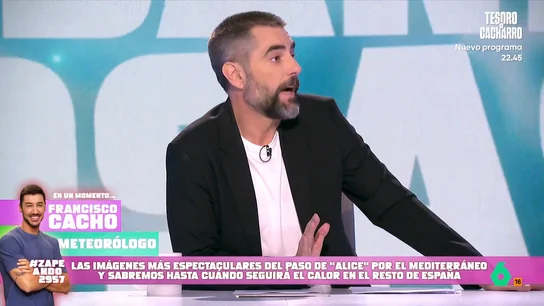 La advertencia de Dani Mateo a Trump, después de que piropee a Giorgia Meloni: "Has tocado mal botón..." El mandatario estadounidense decidió llamar "hermosa" a la líder italiana durante el acto que convocó en Egipto para firmar el plan de paz de Gaza. Un piropo que, según él, en EEUU puede costarte la carrera política.
