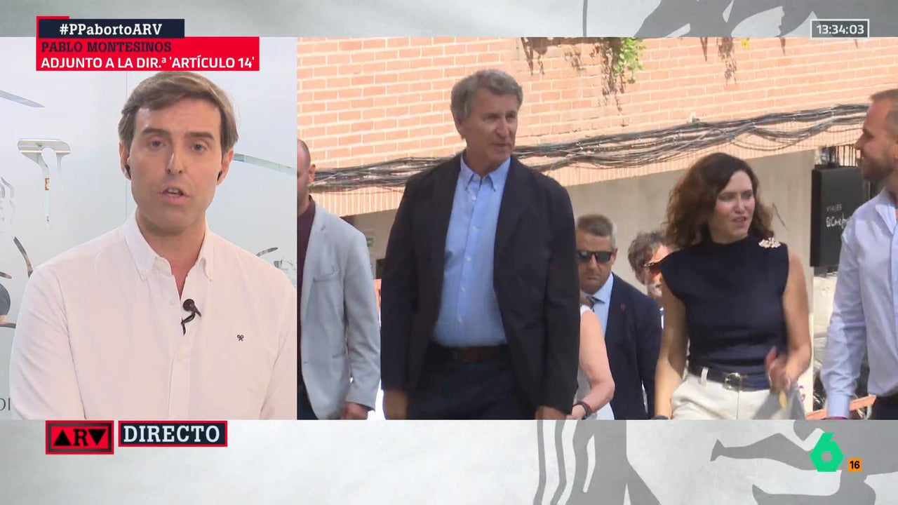 Montesinos confirma que Ayuso va "completamente por libre" dentro del PP en el tema del aborto: "En su entorno reconocen que en Madrid les funciona"