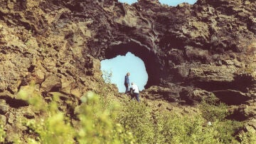 Dimmuborgir, en Islandia
