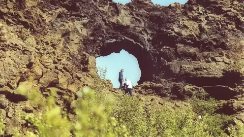 Dimmuborgir, en Islandia Dimmuborgir, en Islandia