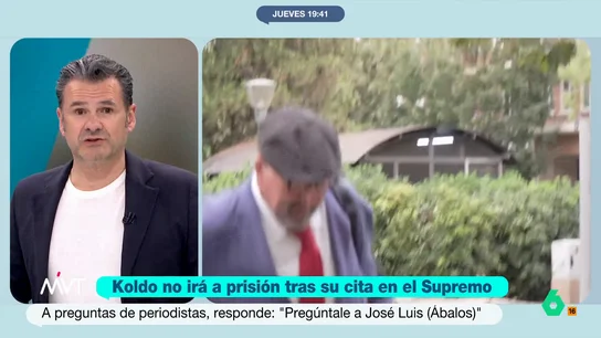 Iñaki López, sobre el caso Koldo: "Los indicios huelen ya más que las chistorras" El exasesor de José Luis Ábalos se ha mostrado bastante hablador con la prensa, a pesar de que ha decidido acogerse a su derecho a no declarar frente al Supremo.