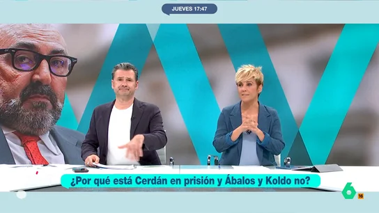 Cristina Pardo pide una entrevista a Koldo García: "Por favor, si nos estás viendo..." El exasesor de José Luis Ábalos ha decidido acogerse a su derecho a no declarar frente al juez del Tribunal Supremo, pero, a pesar de ello, se ha mostrado más locuaz frente a la prensa.