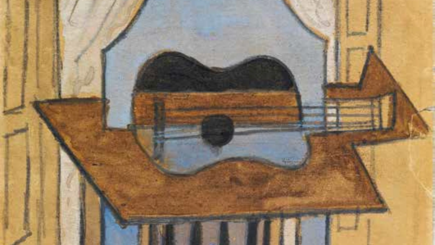 'Naturaleza muerta con guitarra', la obra de Pablo Picasso que estaba desaparecida desde el pasado 3 de octubre Cuadro de Pablo Picasso.