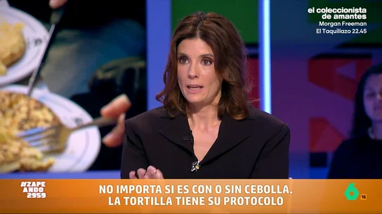 María José Gómez y Verdú te enseña a comer tortilla de patatas según marca el protocolo, en vídeo Uno de los platos estrella de la gastronomía española es la tortilla de patatas y, además de generar conflicto por sus ingredientes, también es una elaboración que tiene sus normas de etiqueta. Descúbrelas en el vídeo principal