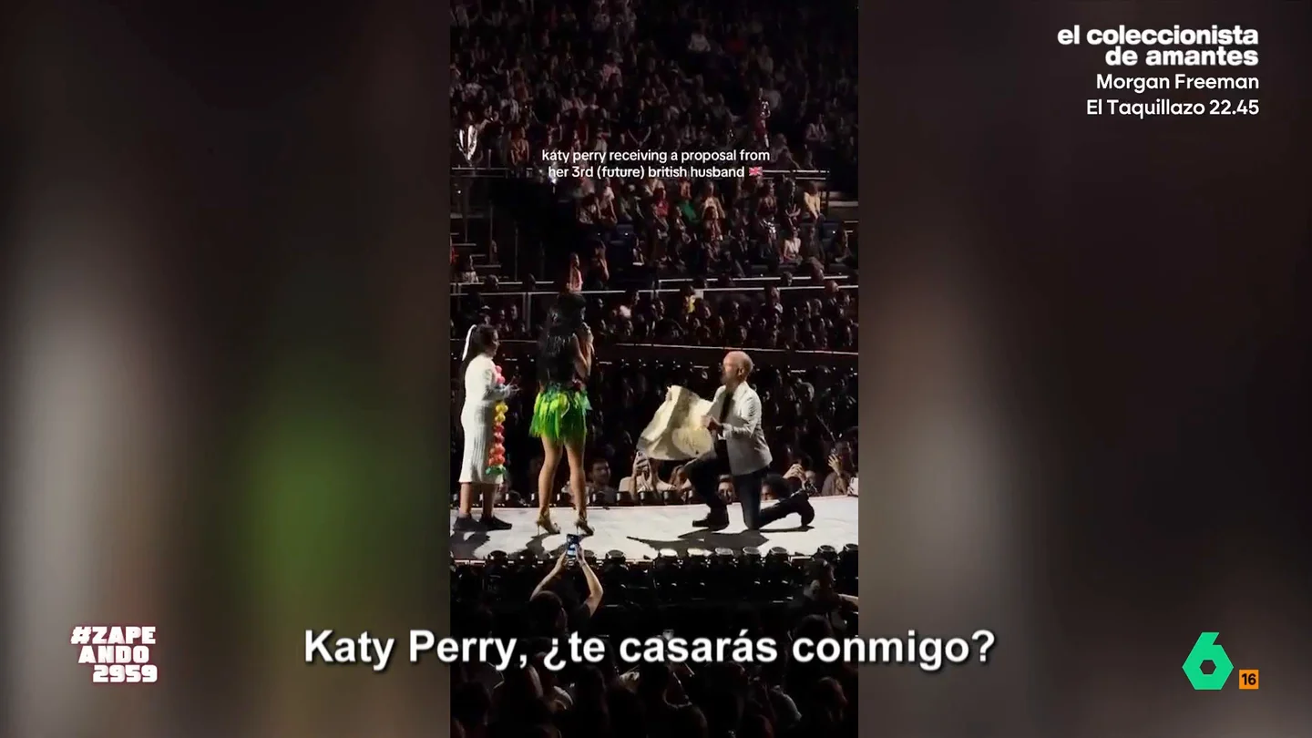 La reacción de Katy Perry cuando un fan le pide matrimonio en un concierto: "Deberías habérmelo preguntado hace 48 horas" Tras las fotos publicadas hace un par de días que confirman que Katy Perry y Justin Trudeau estarían juntos, la cantante habla de ello con un fan que le pide matrimonio: "¿Te estás quedando conmigo? ¡Hoy no!".