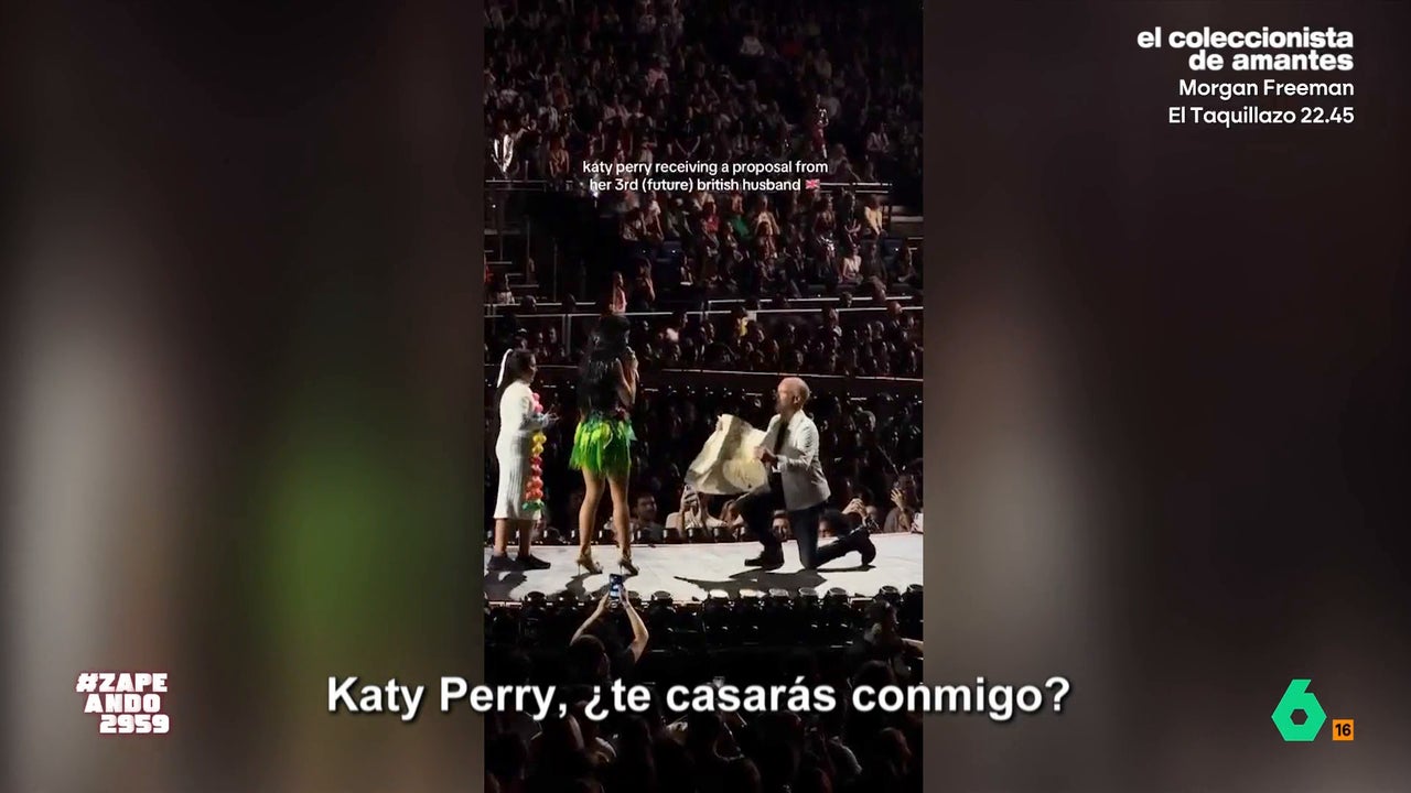 La reacción de Katy Perry cuando un fan le pide matrimonio en un concierto: "Deberías habérmelo preguntado hace 48 horas"