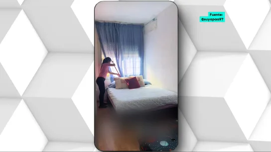 Suyapa vive en una habitación en Barcelona con su pareja y su hijo. Suyapa vive en una habitación en Barcelona con su pareja y su hijo.
