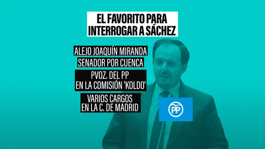 Quién es Alejo Miranda, el senador que todo apunta a que interrogará a Pedro Sánchez en el Senado Quién es Alejo Miranda, el senador que todo apunta a que interrogará a Pedro Sánchez en el Senado