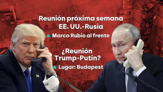 Trump y Putin acuerdan celebrar una reunión en Budapest para abordar la guerra en Ucrania tras una llamada "productiva". Trump y Putin acuerdan celebrar una reunión en Budapest para abordar la guerra en Ucrania tras una llamada "productiva".