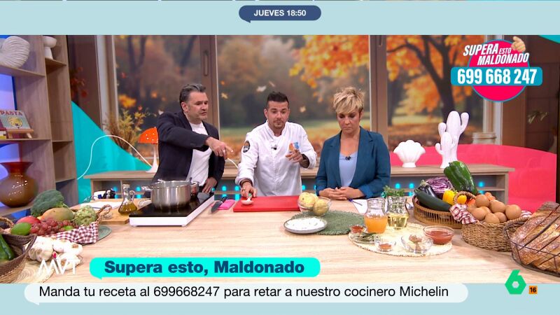 El dardo del chef Carlos Maldonado a Iñaki López: "Es mi receta, no la tuya"