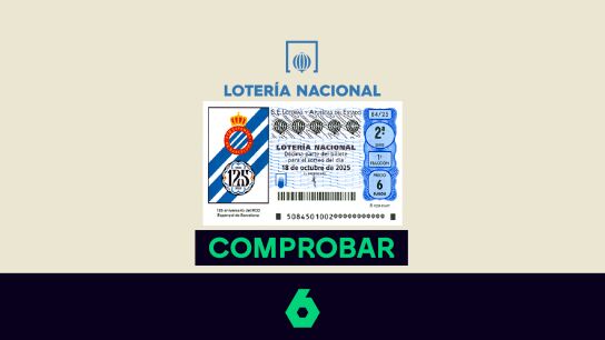Loter&iacute;a Nacional de hoy (s&aacute;bado): comprueba el resultado del 18 de octubre de 2025.