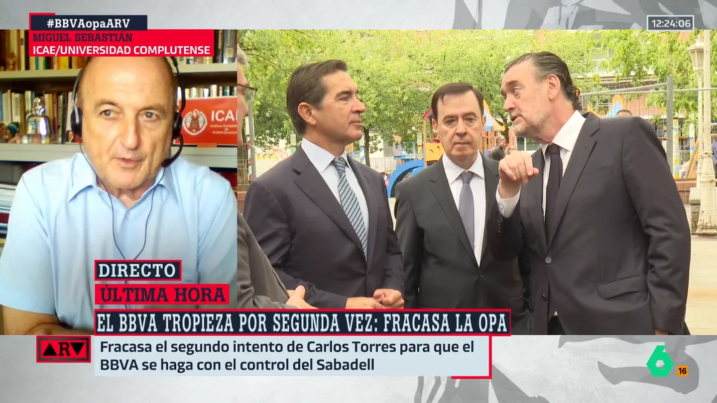 Miguel Sebastián explica por qué ha fracasado la OPA: "Era hostil y no suficientemente generosa" Miguel Sebastián explica por qué ha fracasado la OPA: "Era hostil y no suficientemente generosa"