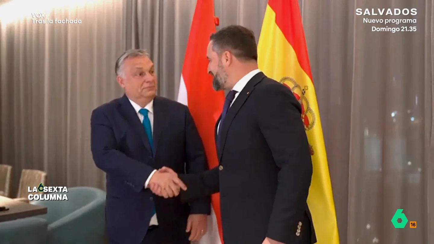 Abascal y Orbán, amistad y un rastro de dinero: "¿Por qué pedir a un banco húngaro un crédito a un interés superior al de la banca española?" laSexta Columna analiza con expertos los dos créditos que recibió Vox de un banco húngaro, del que el Gobierno de Orbán controla un 20%, a un tipo de interés superior al que le ofrecía la banca española.
