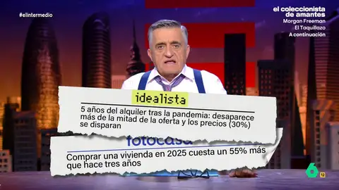 El vídeo de Wyoming sobre la vivienda: "Es un drama como 'Los puentes de Madison' porque mucha gente acabará viviendo debajo de uno" El vídeo de Wyoming sobre la vivienda: "Es un drama como 'Los puentes de Madison' porque mucha gente acabará viviendo debajo de uno"