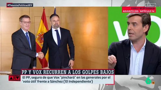 ¿Cómo va a comportarse el PP con Vox ante las próximas elecciones autonómicas? "Hay una fuerte discusión interna": el análisis de Montesinos ¿Cómo va a comportarse el PP con Vox ante las próximas elecciones autonómicas? "Hay una fuerte discusión interna": el análisis de Montesinos