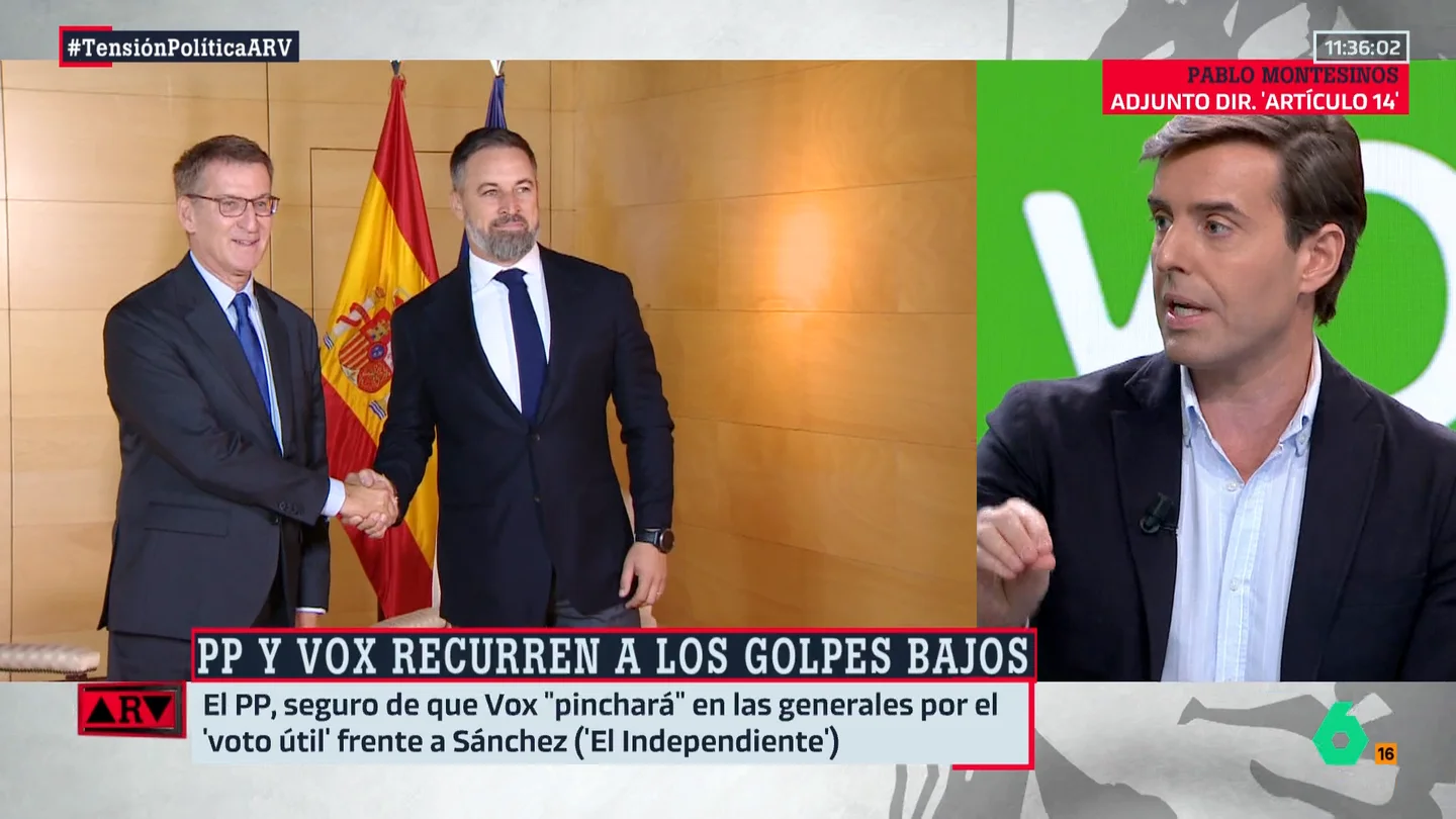 ¿Cómo va a comportarse el PP con Vox ante las próximas elecciones autonómicas? "Hay una fuerte discusión interna": el análisis de Montesinos ¿Cómo va a comportarse el PP con Vox ante las próximas elecciones autonómicas? "Hay una fuerte discusión interna": el análisis de Montesinos