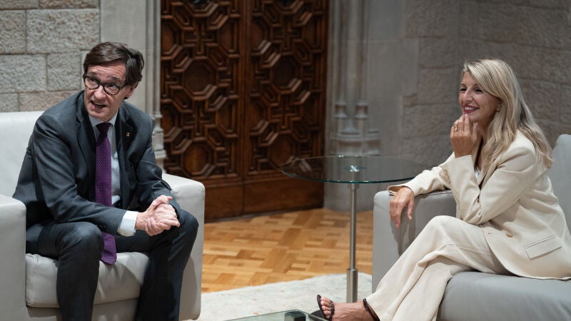 Imagen de archivo de Salvador Illa y Yolanda Díaz