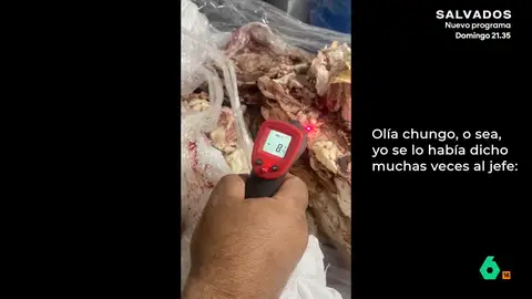 Las palabras de un extrabajador sobre una empresa de carne investigada: "Estaba amarillo, se olía chungo" Las palabras de un extrabajador sobre una empresa de carne investigada: "Estaba amarillo, se olía chungo"