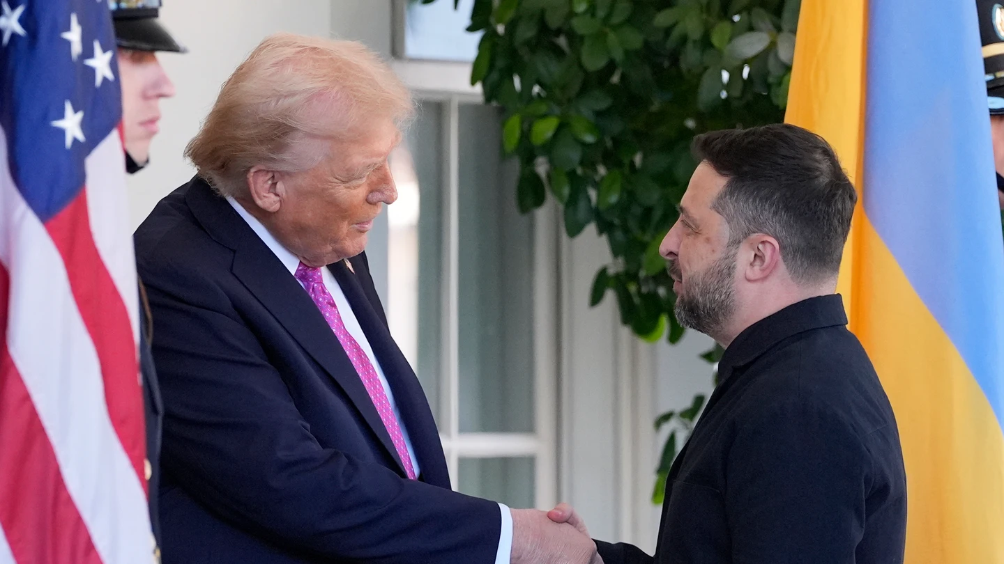 El presidente de Estados Unidos, Donald Trump, y su homólogo ucraniano, Volodímir Zelenski El presidente de Estados Unidos, Donald Trump, y su homólogo ucraniano, Volodímir Zelenski, se reúnen en la Casa Blanca.