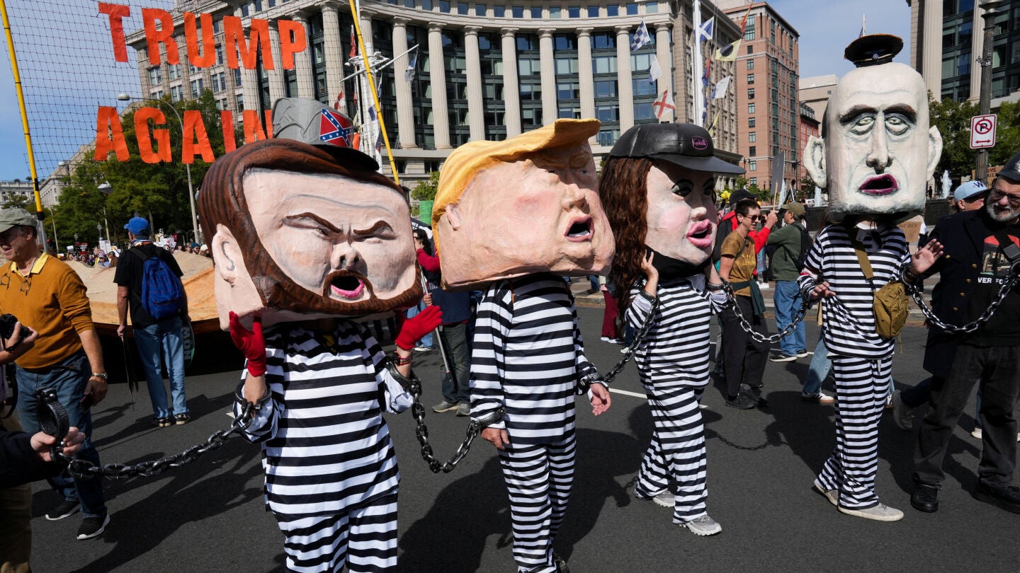 Protestas en Washington contra Donald Trump