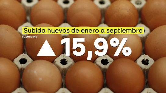 Huevos a precio de oro: su importe aumenta un 15,9% desde el inicio de 2025 Huevos a precio de oro: su importe aumenta un 15,9% desde el inicio de 2025